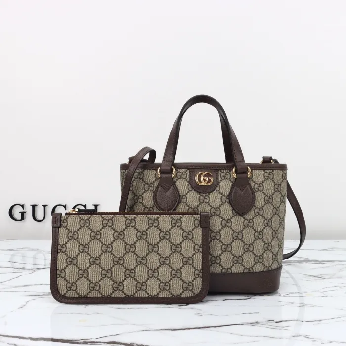 Replica GUCCI OPHIDIA SMALL GG TOTE BAG - high-quality designer bag clone