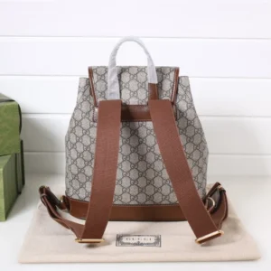 Replica GUCCI BACKPACK WITH INTERLOCKING G - near-authentic luxury replica handbag