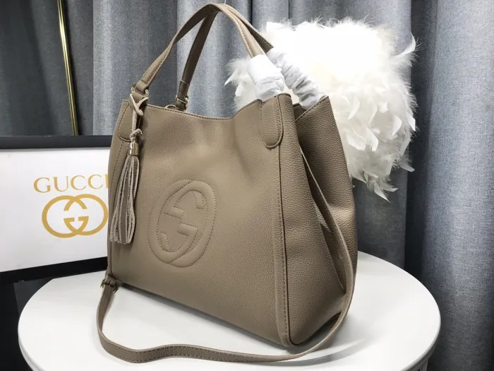 Replica GUCCI SOHO INTERLOCKING G - top-tier luxury replica shoulder bag