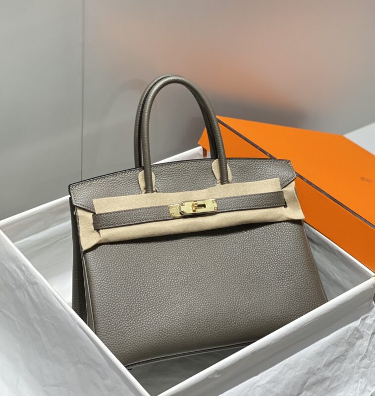 Replica Hermes Birkin 8F Etain - premium 1:1 fake handbag model