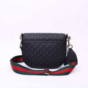 Replica GUCCI Supreme Monogram Web Medium Padlock Messenger Shoulder Bag - near-authentic luxury replica handbag