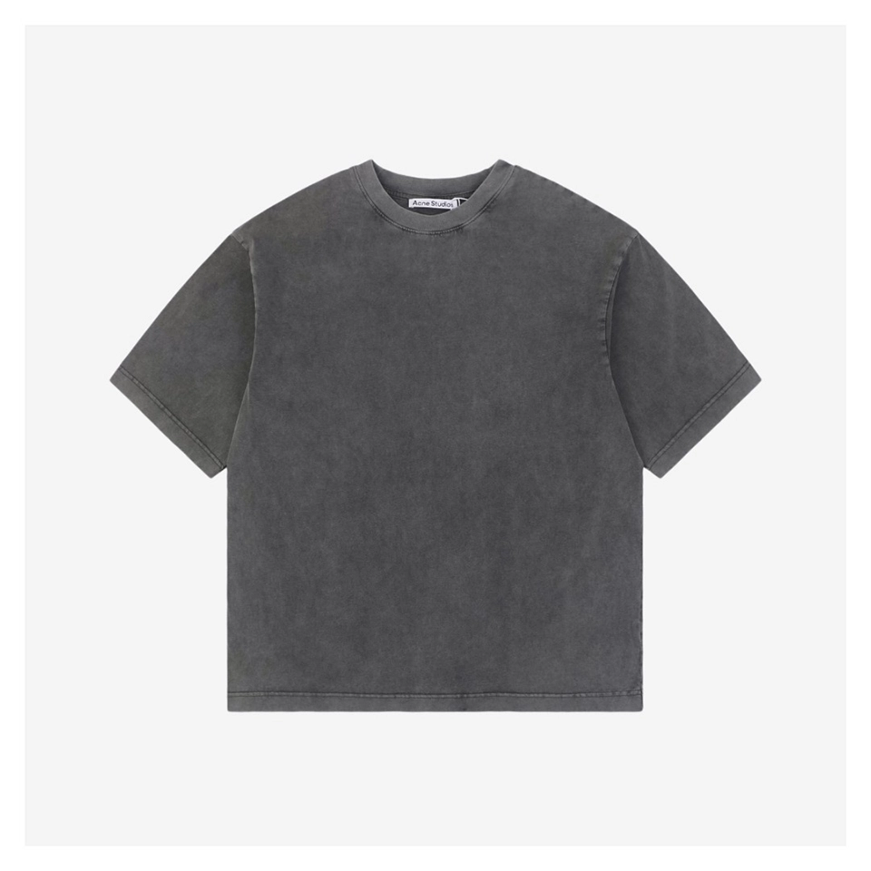 Acne Studios Washed Transparent Back Logo T-Shirt