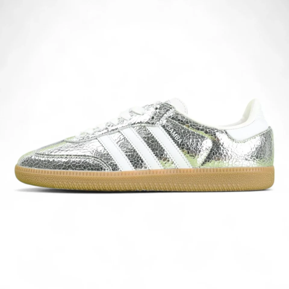 Adidas Samba OG M ‘Silver Metallic Cracked Leather’