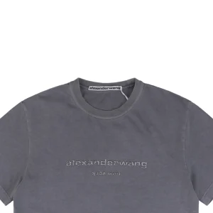 Alexander Wang Glitter Micro Logo Letter Print T-Shirt10.jpeg