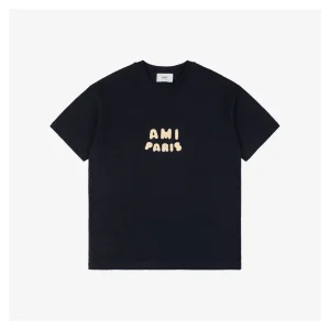 Ami Playful Alphabet Patchwork Embroidery T-Shirt