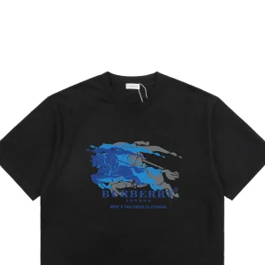 BBry Blue Equestrian Knight Overprint T-Shirt10.jpeg