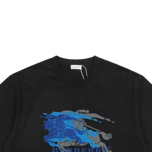 BBry Blue Equestrian Knight Overprint T-Shirt11.jpeg