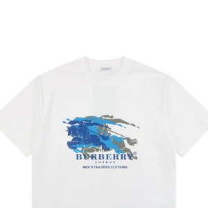 BBry Blue Equestrian Knight Overprint T-Shirt3.jpeg