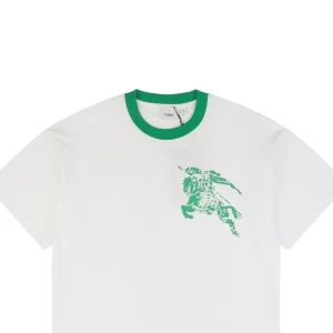 BBry Contrast Collar Equestrian Knight Logo Print T-Shirt2.jpeg