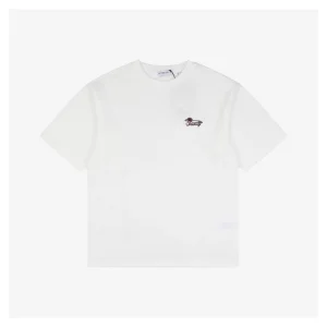 BBry Duck & Letter Embroidered T-Shirt