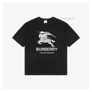 BBry Large Equestrian Knight Logo Print T-Shirt