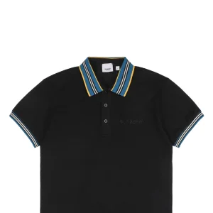 BBry Multicolor Stripe Letter Embroidered Polo Shirt12.jpeg