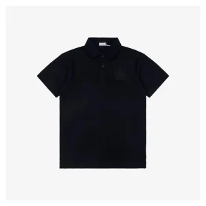 BBry Oak Leaf Knight Crest Embroidery Polo Shirt