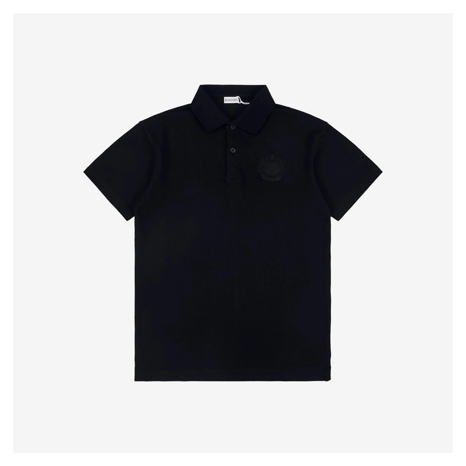 BBry Oak Leaf Knight Crest Embroidery Polo Shirt