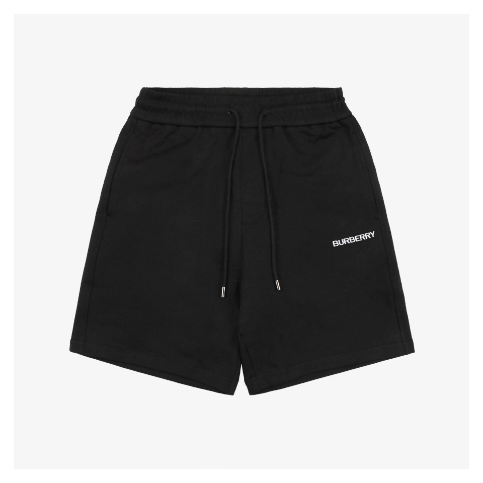 BBry Small Logo Letter Embroidered Shorts