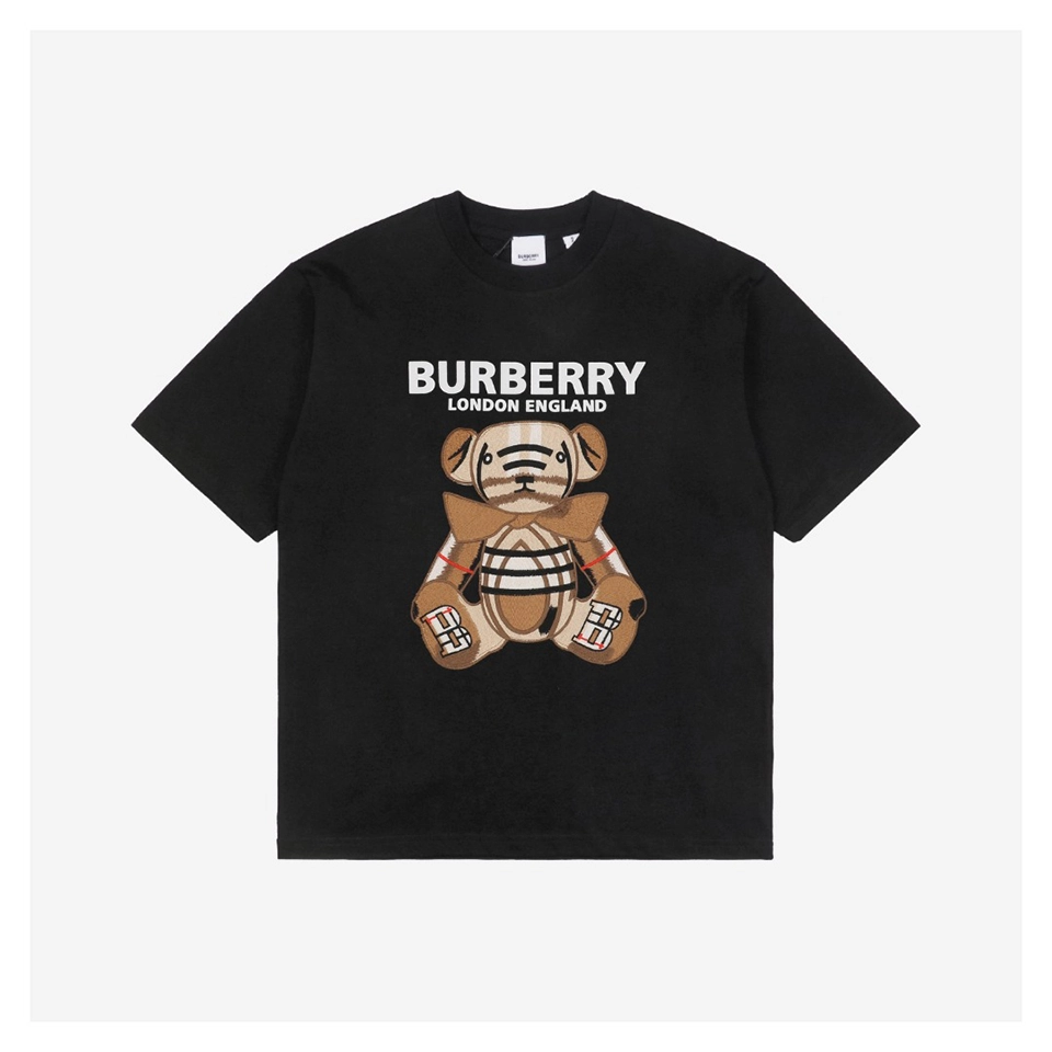 BBry Teddy Bear Patch Embroidered T-Shirt