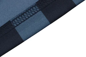 F Badge Embroidery Striped V-Neck T-Shirt6.jpeg