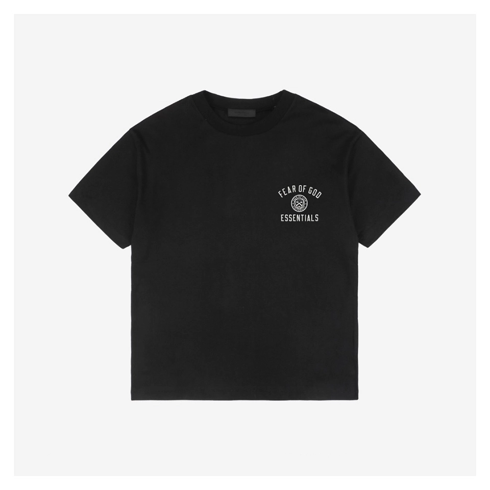 Fear of God Essentials HOLIDAY Collegiate Logo Print T-Shirt