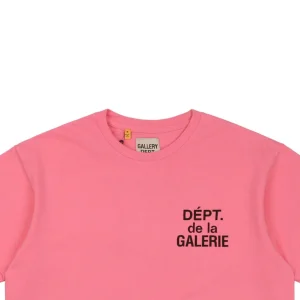 Gallery Dept Valentine’s Day Pink Limited French Letter Print T-Shirt1.jpeg