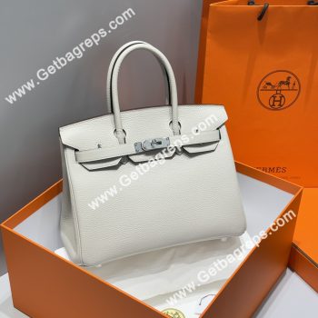 Hermes Birkin 30cm Pearl Grey Togo Leather