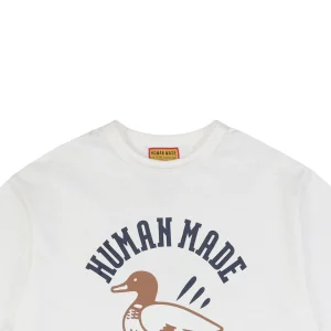 Human Made Arc Letter & Duck Graphic Print T-Shirt1.jpeg