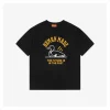 Human Made Arc Letter & Duck Graphic Print T-Shirt (Black/White)