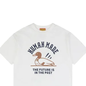 Human Made Arc Letter & Duck Graphic Print T-Shirt2.jpeg