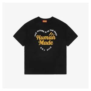 Human Made Heart Logo Letter Print T-Shirt