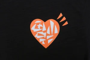 Front side Heart print
