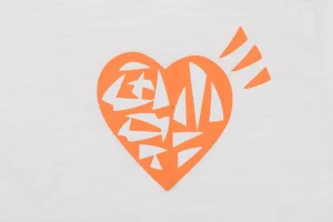 Front side Heart print