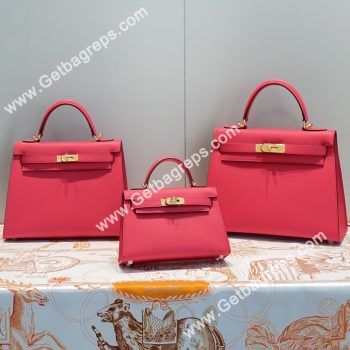 Kelly 19cm 25cm 28cm Epsom Ultimate Powder With Gold