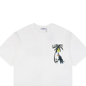 L Banana Tree & Elephant Embroidered T-Shirt1.jpeg