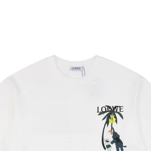 L Banana Tree & Elephant Embroidered T-Shirt2.jpeg