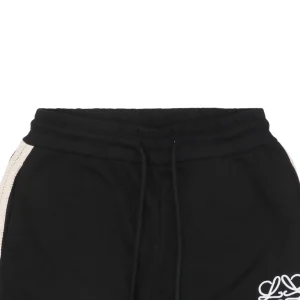 L Braided Webbing Floral Logo Embroidered Shorts