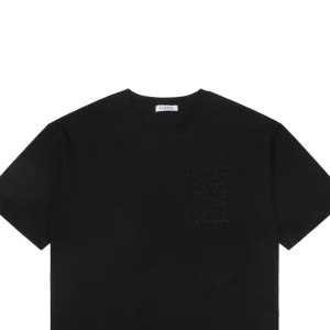 L Dotted Floral Logo Heat-Sealed T-Shirt