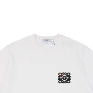 L Khaki Color-Block Floral Logo Embroidered T-Shirt2.jpeg