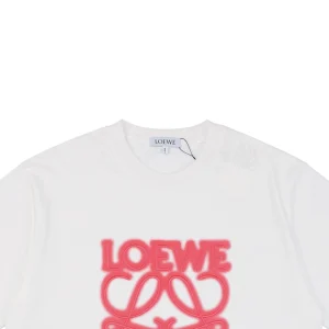 L Neon Floral Logo Embroidered T-Shirt with Red Logo20.jpeg