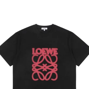L Neon Floral Logo Embroidered T-Shirt with Red Logo28.jpeg