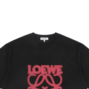 L Neon Floral Logo Embroidered T-Shirt with Red Logo29.jpeg