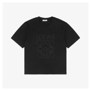 L Seamed Floral Embroidered Cotton T-Shirt