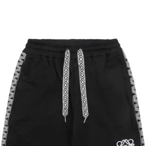L Side Stripe Floral Logo Embroidered Shorts1.jpeg