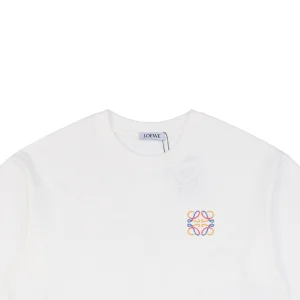 L Three-Color Floral Logo Embroidered T-Shirt3.jpeg
