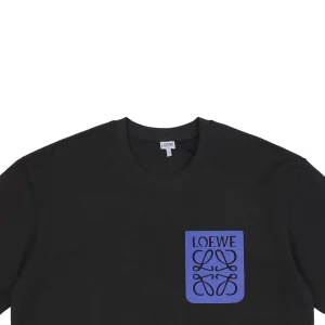 L Woven Floral Logo Faux Pocket Embroidered T-Shirt10.jpeg