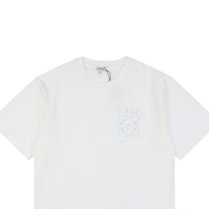 L Woven Floral Logo Faux Pocket Embroidered T-Shirt2.jpeg