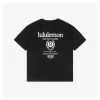 Lululemon Wheat Crest Logo Reveal Print T-Shirt (Black/White)