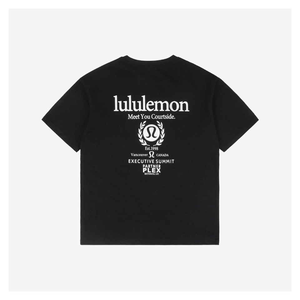 Lululemon Wheat Crest Logo Reveal Print T-Shirt
