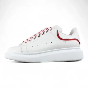 MQ Oversized New Tech Calf White / Red Sneakers