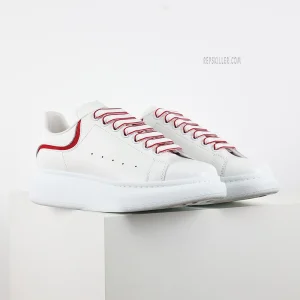 MQ Oversized New Tech Calf White / Red Sneakers