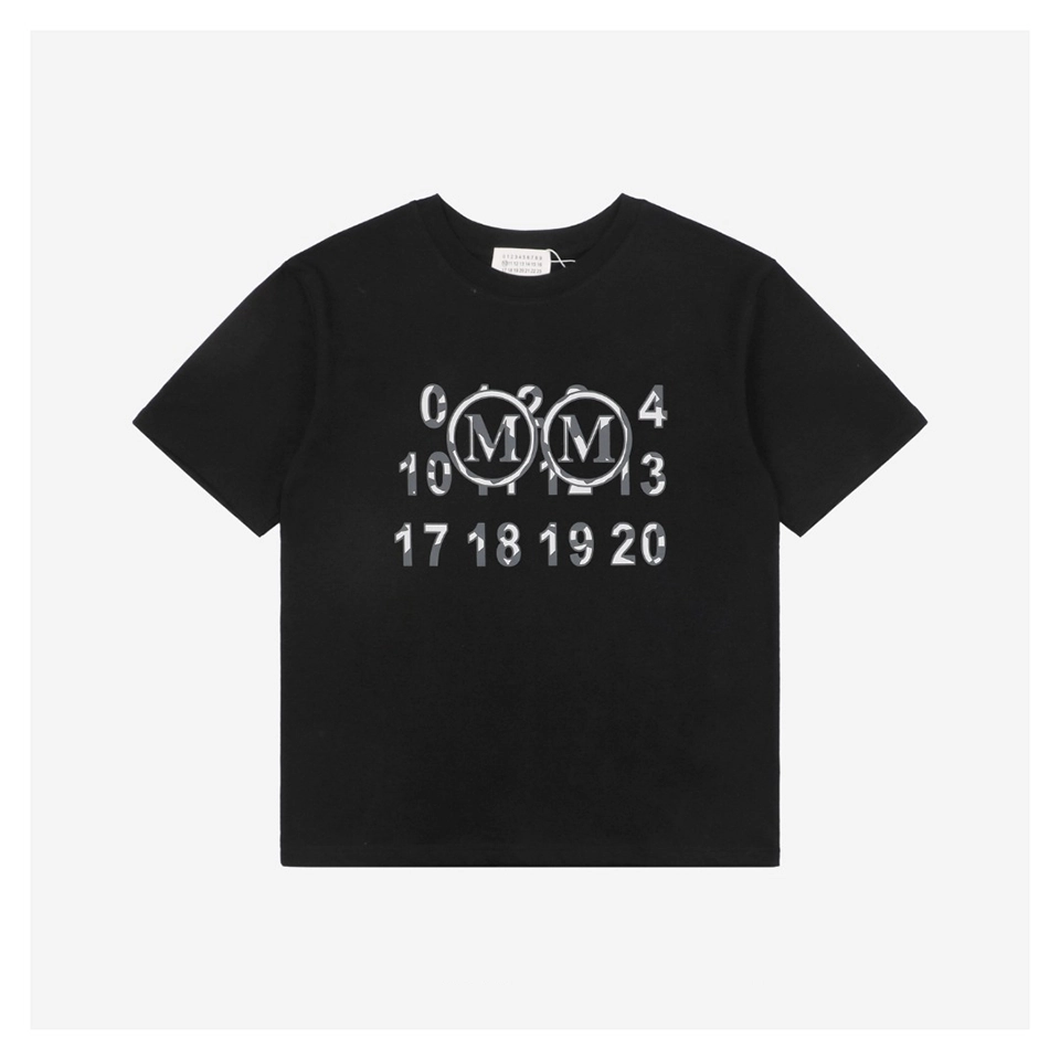 Maison Margiela Circular Digit Obscured Print T-Shirt