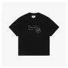Maison Margiela Distressed 520 Number Print T-Shirt (Black/White)